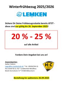 lemken winterangebot 25